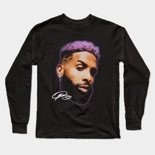 Odell Beckham Jr. Big Face Long Sleeve T-Shirt